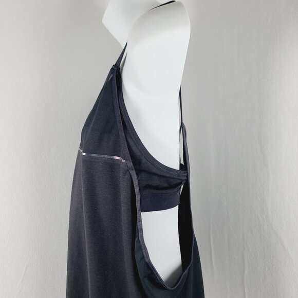 Nike Women's Black Dri-FIT Woven 2-in-1 Training Sports Tank Top Size XL - Picture 4 of 10